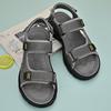 Mode Schnelltrocknende Sommer Herren Sandalen Echtes Leder Herren Strandsandalen Weiche Bequeme Outdoor Badeschuhe Allround Cool Römer Flats