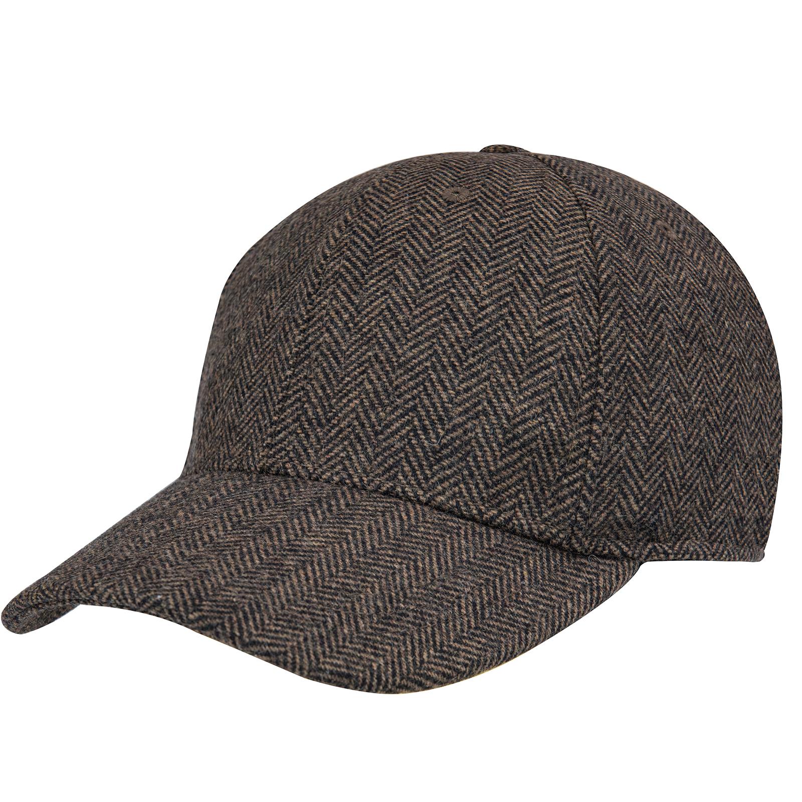 Botvela – casquette de Baseball en Tweed à chevrons pour hommes, chapeau ajusté en mélange de laine, décontracté, pêche, randon 58 хаки