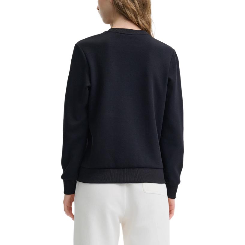 Fila Heritage Series Fashion Casual Comfortable Versatile Long Sleeve Sweatshirt Women Sweatshirt Black F11W448210F-BK