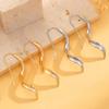Versatile Temperament Entangled Lines Twisted Leaf Personality Earrings For Women