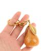 Arrival Fruit Creative Cute Pear Bag Keychain Pendant Glitter   Texture Pendant Bag Ornaments