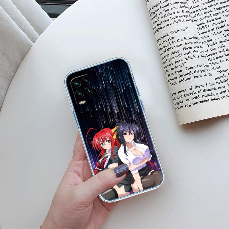 BH37 Rias Gremory Transparent Phone Case for Motorola Moto G7 G8 G9 G84 G85 G73 G24 G15 Z2 Play Power Plus