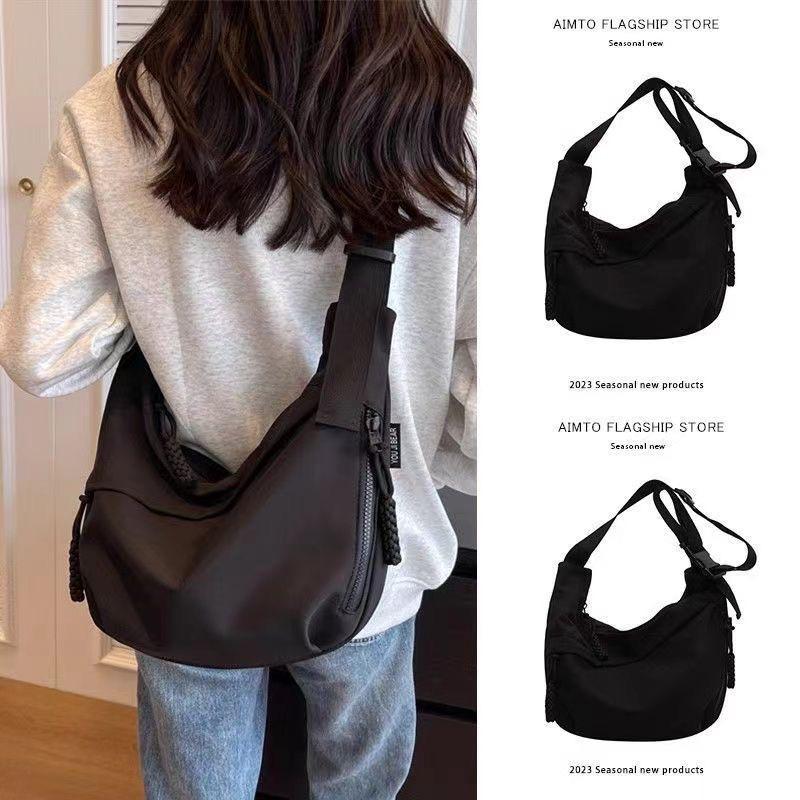 Niche 2024 Oxford Cloth Tote & Crossbody Bag - Women's Fashionable Commute & Student Shoulder Bag