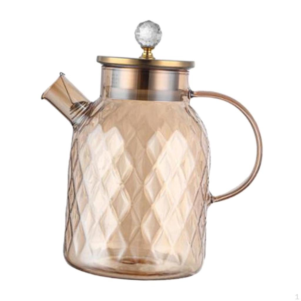 Elegant Glass Beverage Carafe for Cold And Drinks