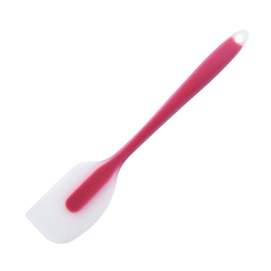 Silicone Spatula Heat-Resistant Glass Pot Scraper for Baking Cooking Non-Stick Dishwasher Safe Essential Kitchen Tool for Mixing Spreading розы красного