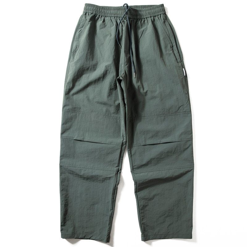 Casual Pants Men Summer Thin Waterproof and Hard-Wearing Durable Paratrooper Pants Youth Trendy Handsome Easiest for Match Loose Straight Trousers