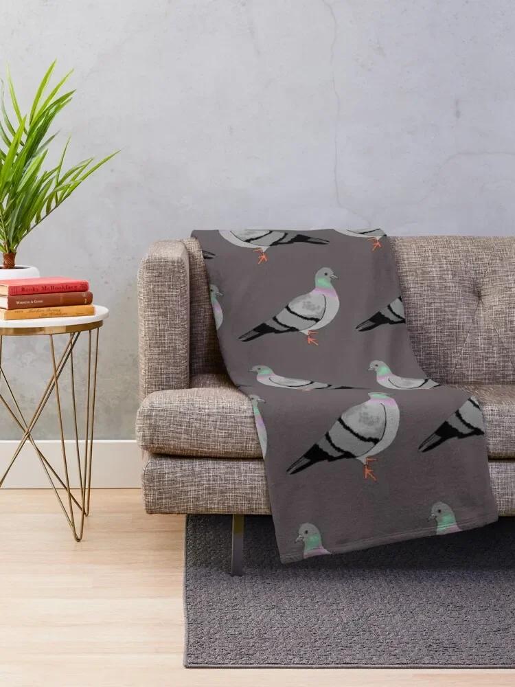 Pigeon walk Throw Blanket Personalized Gift Fluffys Large blankets ands Hairys Blankets 80x120cm(31x47inch)