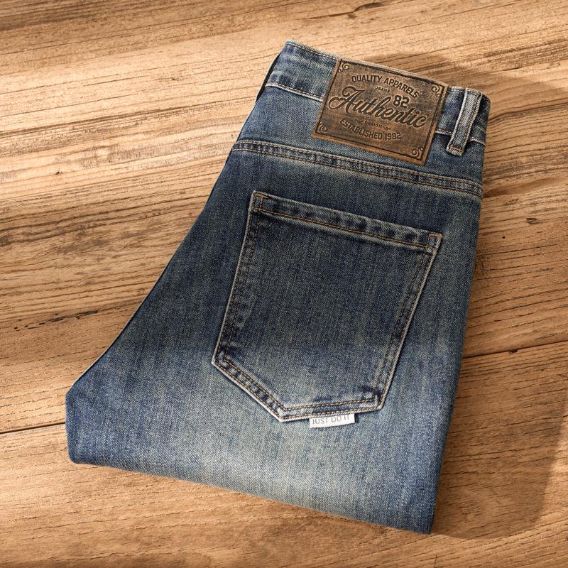 

Мужские классические ретро-джинсы — классические, модные и удобные прямые брюки на все времена года 33 (2 6) 150 jin