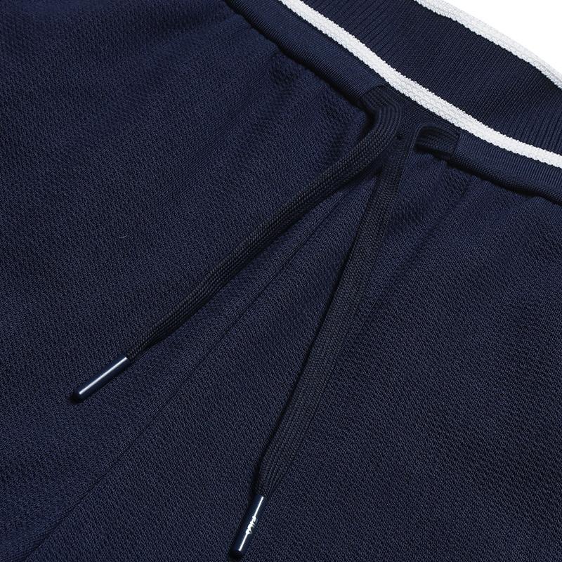 FILA Heritage Simple Classic Fashion Retro Casual Versatile Comfortable Knitted Sports Pants Women bottoms Cigarette-Blue F11W628611FDB