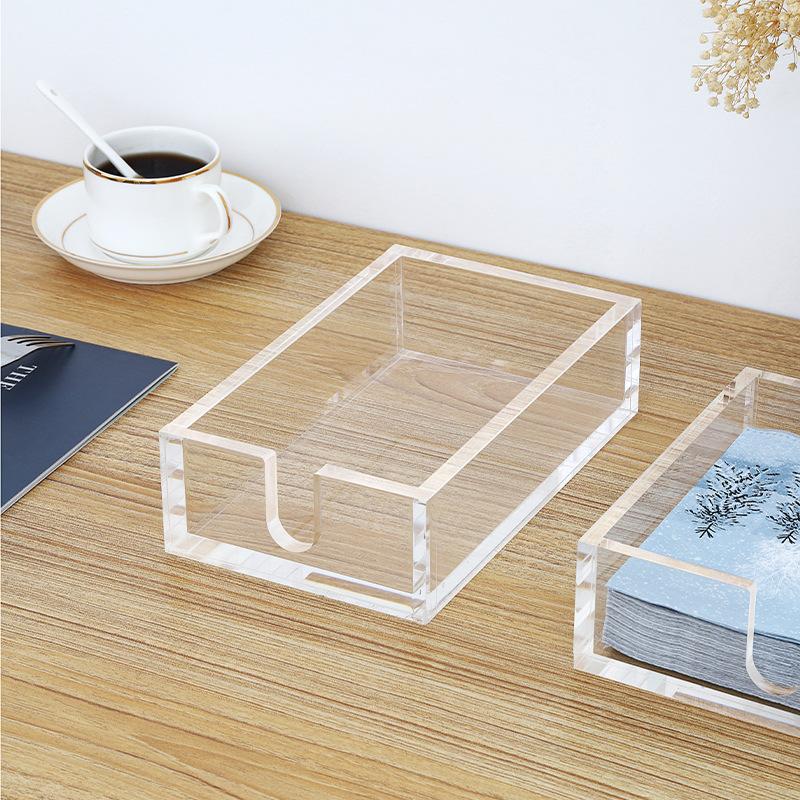 Clear Acrylic Cocktail Napkin Holder Bar Napkin Holder, Top Amongst Modern Beverage Napkin Holders for Paper Napkins