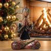 Meditation Statue Meditation Zen Candle Holder Resin Yoga Sculpture Tabletop Ornament For Spiritual Seeker Mindfulness