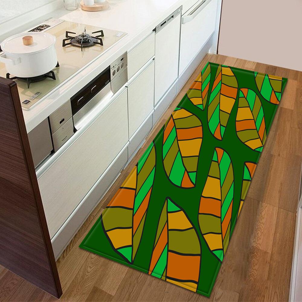 Kitchen floor mat entrance door mat bedroom long carpet corridor bathroom non-slip floor children's carpet