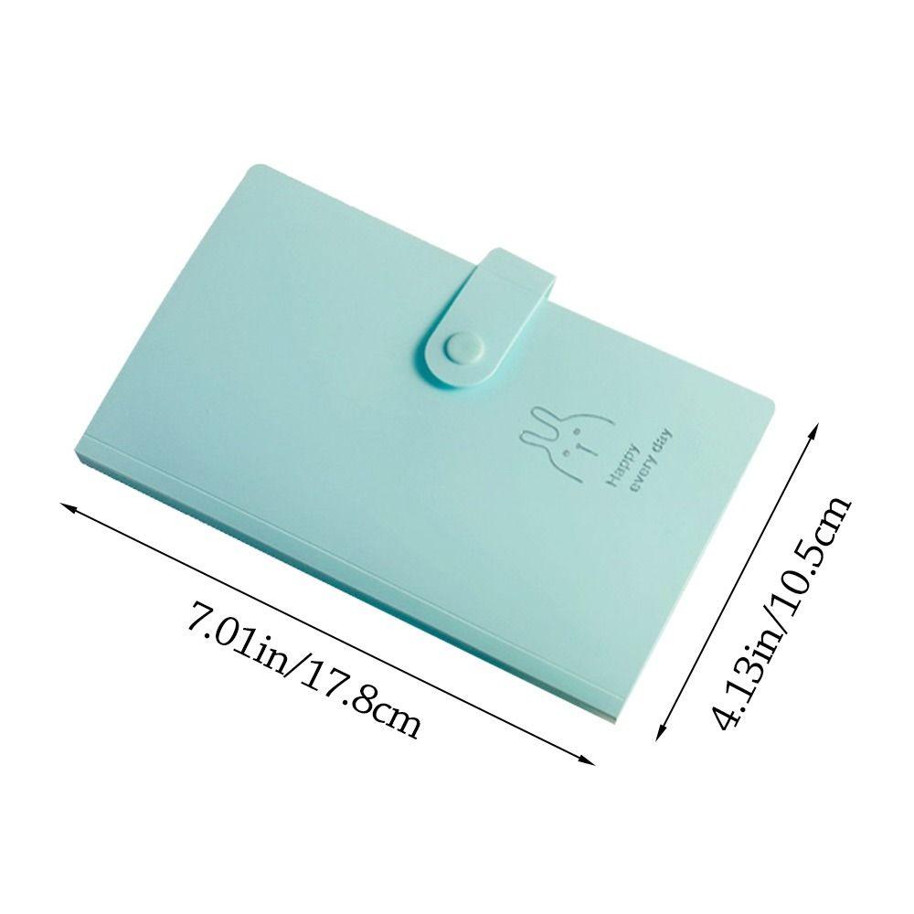 Save Money 100 Envelopes Money Saving Challenge Large Capacity PP Money Collection Book Waterproof Cute Cartoon