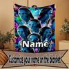Custom Name Personalized Avatar Print Blanket, Home Decor, Bedroom, Sofa, Camping, Couch, Gifts for Birthday Christmas