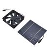 Solar Powered Exhaust Fan 10W Single Fan Waterproof Solar Panel Fan Kit for Chicken Coops Greenhouses