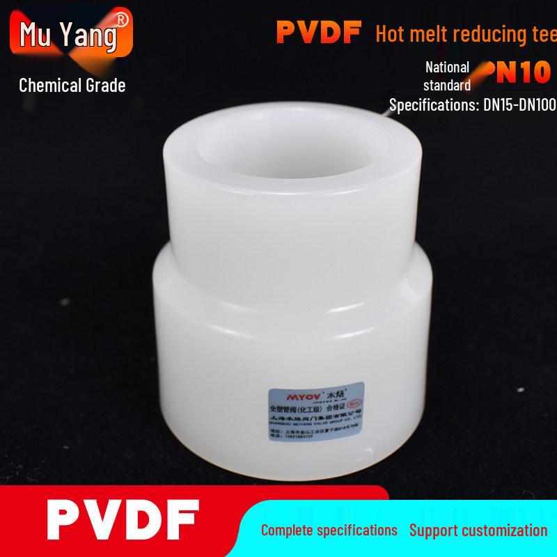 

PVDF Hot Melt Eccentric & Concentric Reducers - Polyvinylidene Fluoride Fittings DN20*DN15 (25mm*20mm) Hot Melt