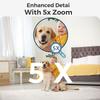 4K HD Mini Camera Wireless WIFI Camera Supports 5X zoom, motion detection, remote viewing,Nanny Live Streaming 120° DIY camera