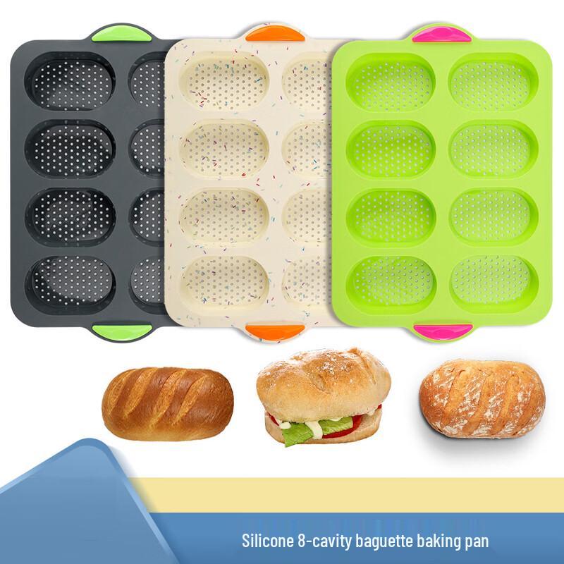 

Силиконовая форма для багетов на 8 ячеек (2-Pack)