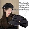 Autumn Winter Felt Beret Hats Women  French Painter Hat Girls Trendy Solid Color Berets Ladies Multicolored Flat Cap