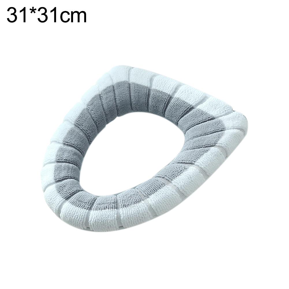 Soft Polyester Toilet Seat Cover Toilet Seat Pad Thicker Padding