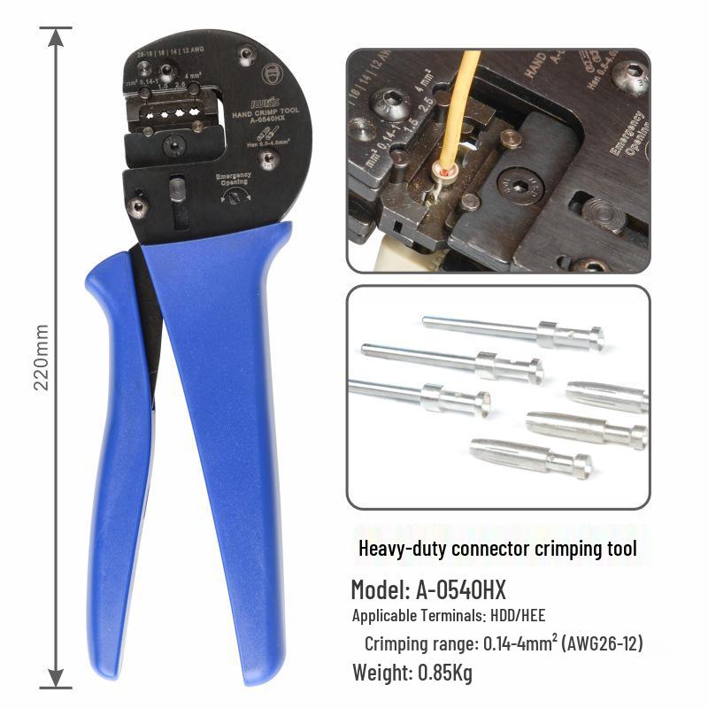 IWISS A-0540HX Heavy-Duty Terminal Crimping Pliers IWISS