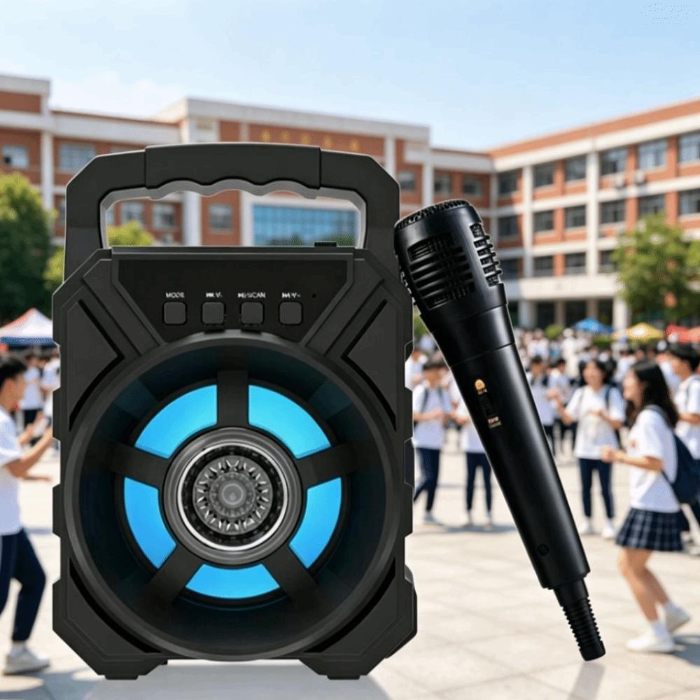 Handheld Sound Box Wireless Portable Bluetooth Speaker New Bluetooth Speaker Home Karaoke
