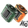 Outdoor waist hanging fan Clip On Rechargeable Fan Small Cooling fan Device Camping Waist Clip Fan with Flashlight 5000mAh