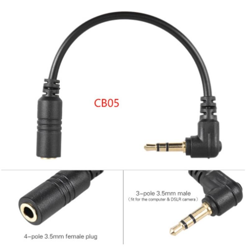 3.5mm Auditory Extension Cord with 90 Degree Right Angled Plug for External Microphone Use Adapter Cord
