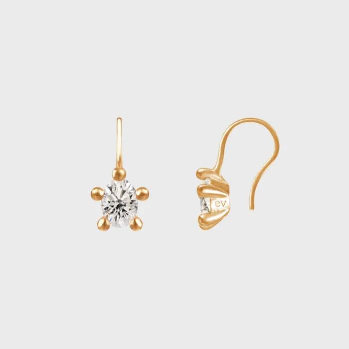 [silver925] Waterdrop Earrings (gold)