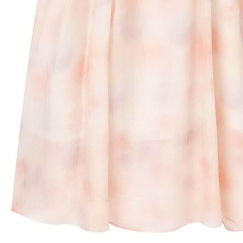 Ledin Floral Puff Sleeve Square Neck Dress