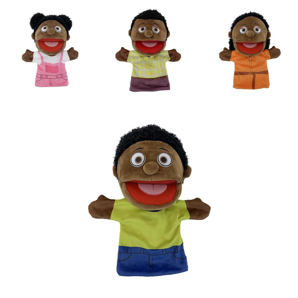 African Family Plush Toy Hand Puppet For Creative Roleplaying