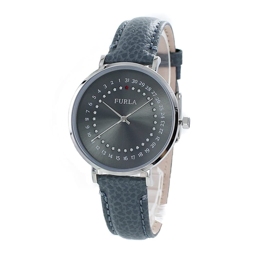 FURLA GIADA Gray Natural Leather Leather Band R4251121503 Watch [Furla] Women s [Item]
