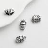 Sterling Silver Chinese Zodiac 8 Guardian Deity Spacer Beads for DIY 3D Handmade Bracelet Accessories