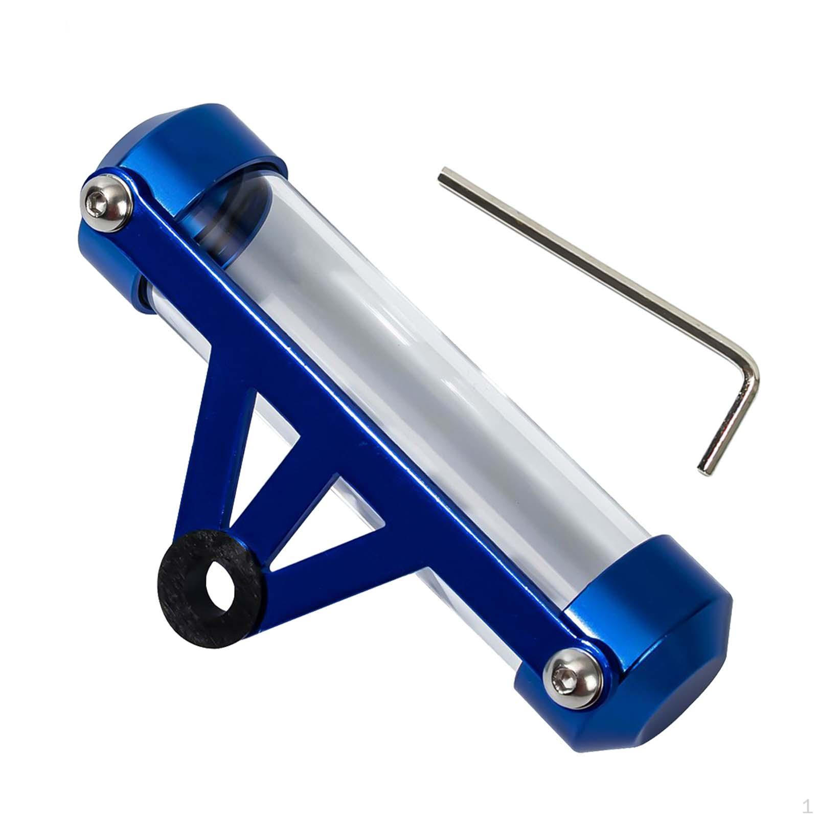 Motorcycle Tax Tube Frame Waterproof Cylindrical Holder Fashionable Multipurpose Outer Diameter Blue