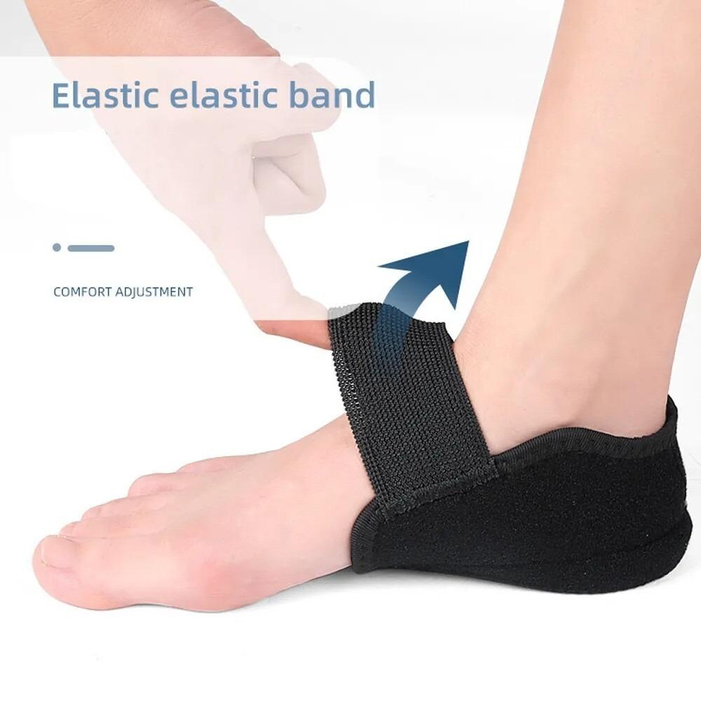 1 Pair Arch Support Height Increase Insoles 1/2/3Cm Shock Absorption Cushion  for Shoes