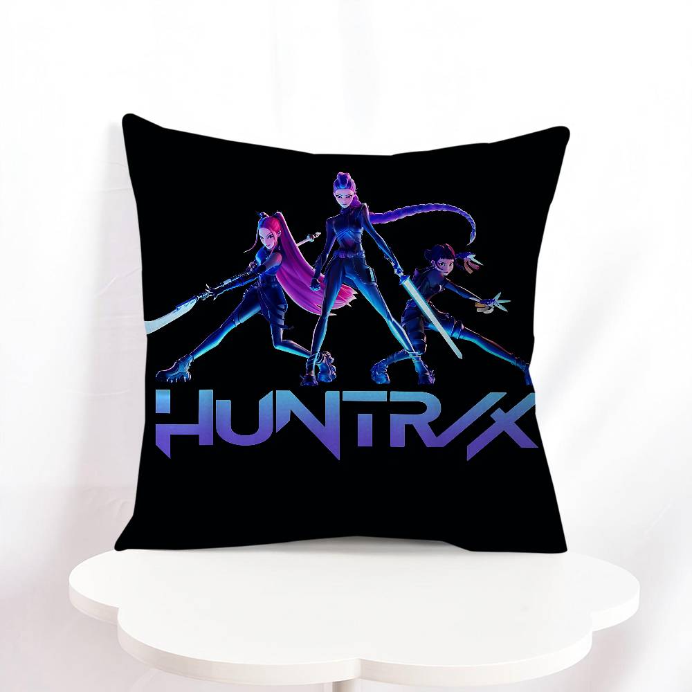 New Demon Hunters Pillowcase Toon Gift Cushion Cover Bedroom Home Sofa Chair Seat Decor Pillow Case