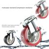 4Pcs Metal Casters Wheel 360 Degree Rotation Heavy Duty General Casters with Quiet Designings Suitable for Homes & Office