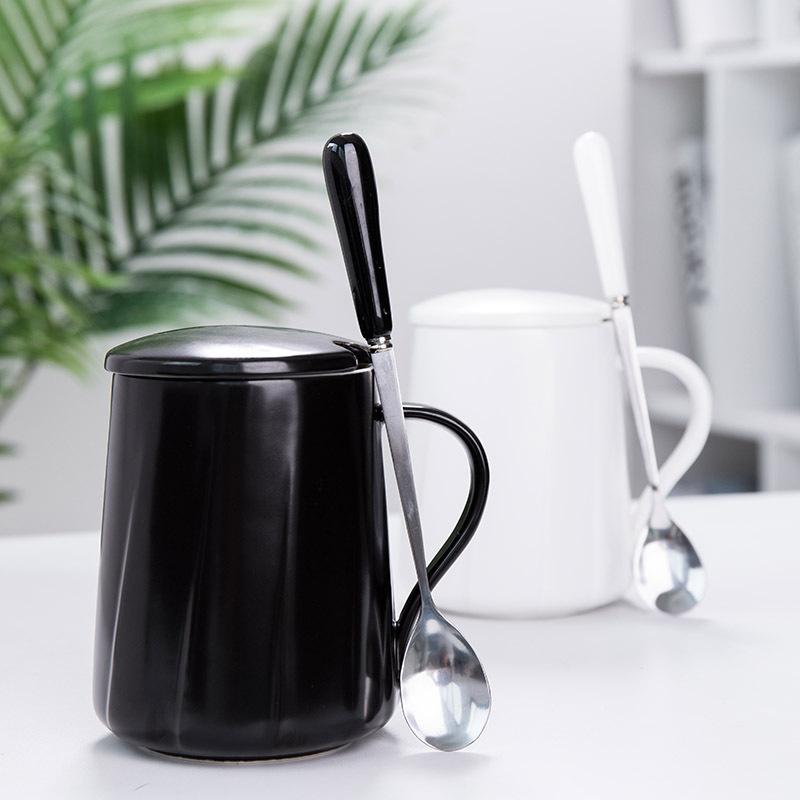 

Креативная керамическая кружка со спиральным узором, персонализированная, для пары, офисная, для воды, кофейная чашка, подарочная коробка, подарок 301-400ml