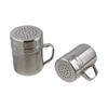 with Handle and Lid Salt Dispenser 304 Stainless Steel Condiment Container Spice Bottles  Sugar