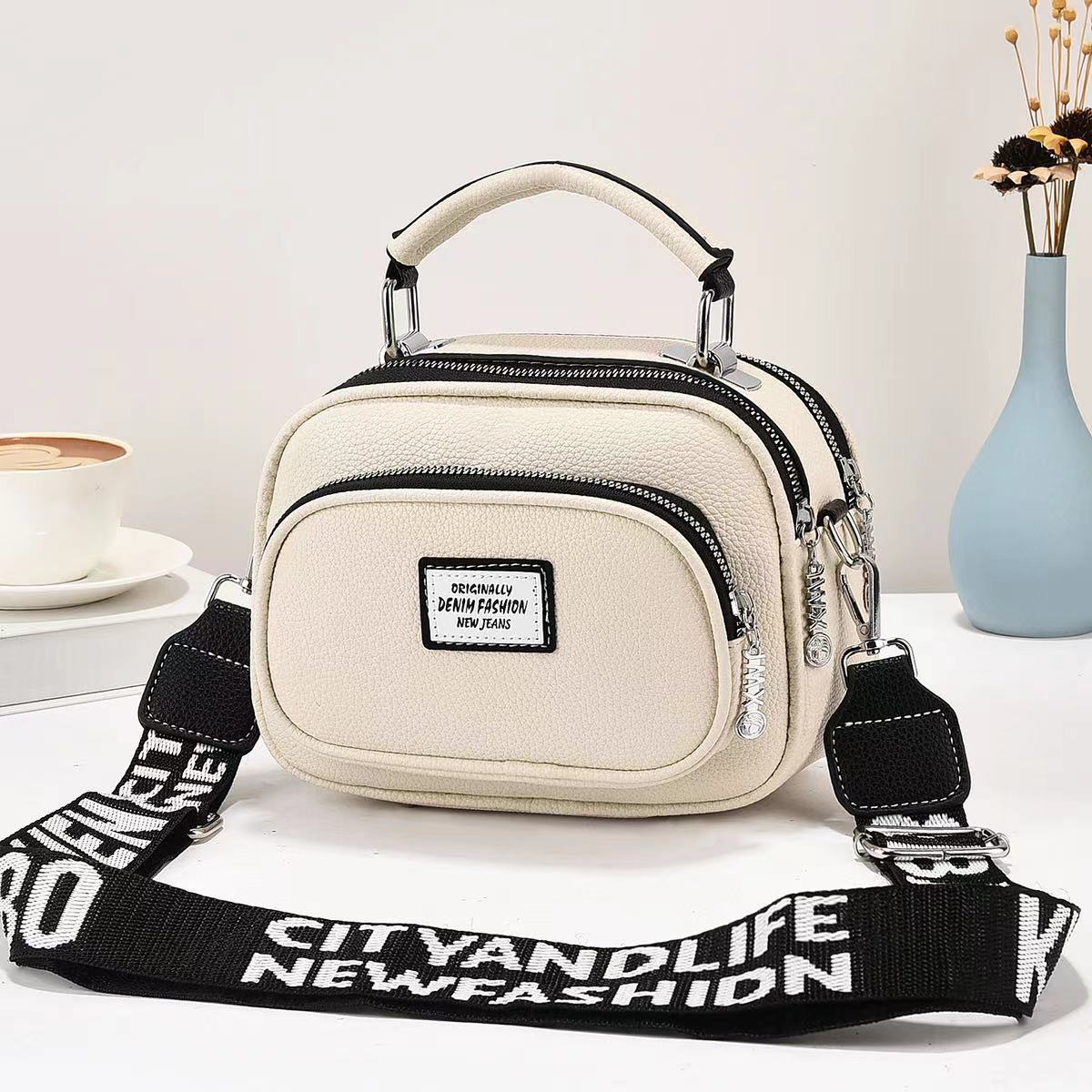 

Популярная маленькая сумка изысканная и компактная сумочка качественная сумка на плечо сумка-мессенджер сумка для мобильного телефона женская сумка 20*8*16*7 белый