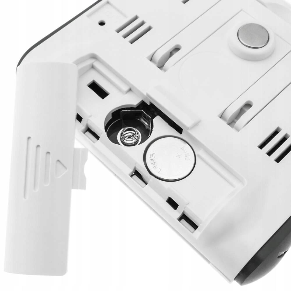 Rosfix Stacja Pogodowa z Higrometrem – Pomiar Temperatury i Wilgotności | Zewnętrzny Czujnik | Wbudowany Magnes i Wyświetlacz LCD