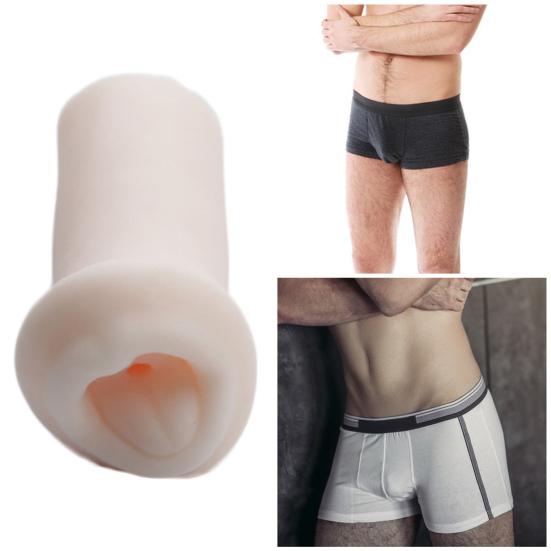 Pocket Male Masturbator Super Soft Flexible Realistic Deep Throat Oral Sex Stroker Adult Training Sex Toy