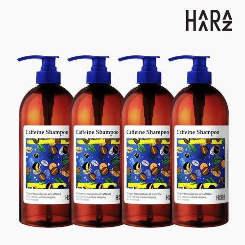 HAARAZ Caffeine Shampoo Large Capacity 1000ml [4 Count]_633615 2 shampoos + 2 treatments