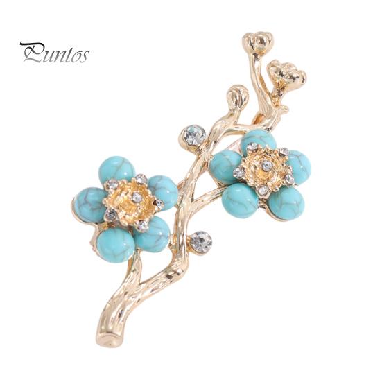 

Брошь корсаж воском сливовый цветок дизайн пряжка фиксация антиокислительная стильная привлекательная элегантная брошь синий