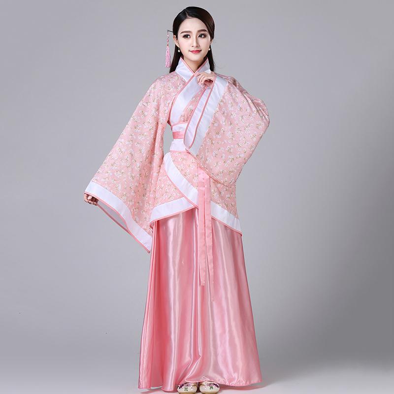 Chinese Ancient Traditional Costume Woman Tang Dynasty Dress Fairy Cosplay Hanfu