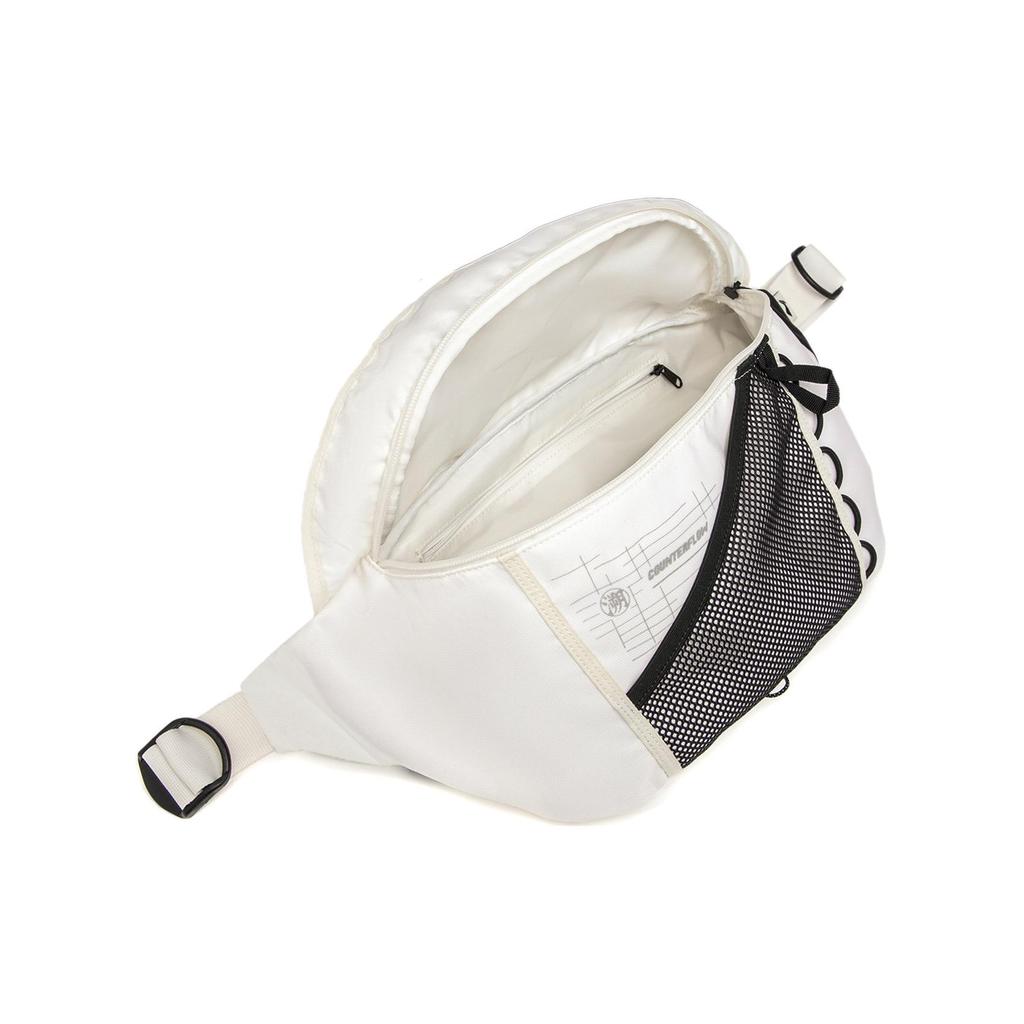 New LiNing CF Polyamide One Shoulder Crossbody Fanny Pack Regular Unisex Ivory ABDU173-4