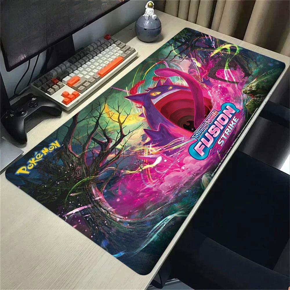 Blue Gengar in Spooky Mansion Art Large Gaming Mouse Pad Waterproof Nonslip 800x300x2mm
