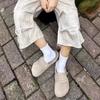 Velcro Boken shoes half-drag women's summer wear 2025 new one-pedal soft-soled bag head single shoes are comfortable