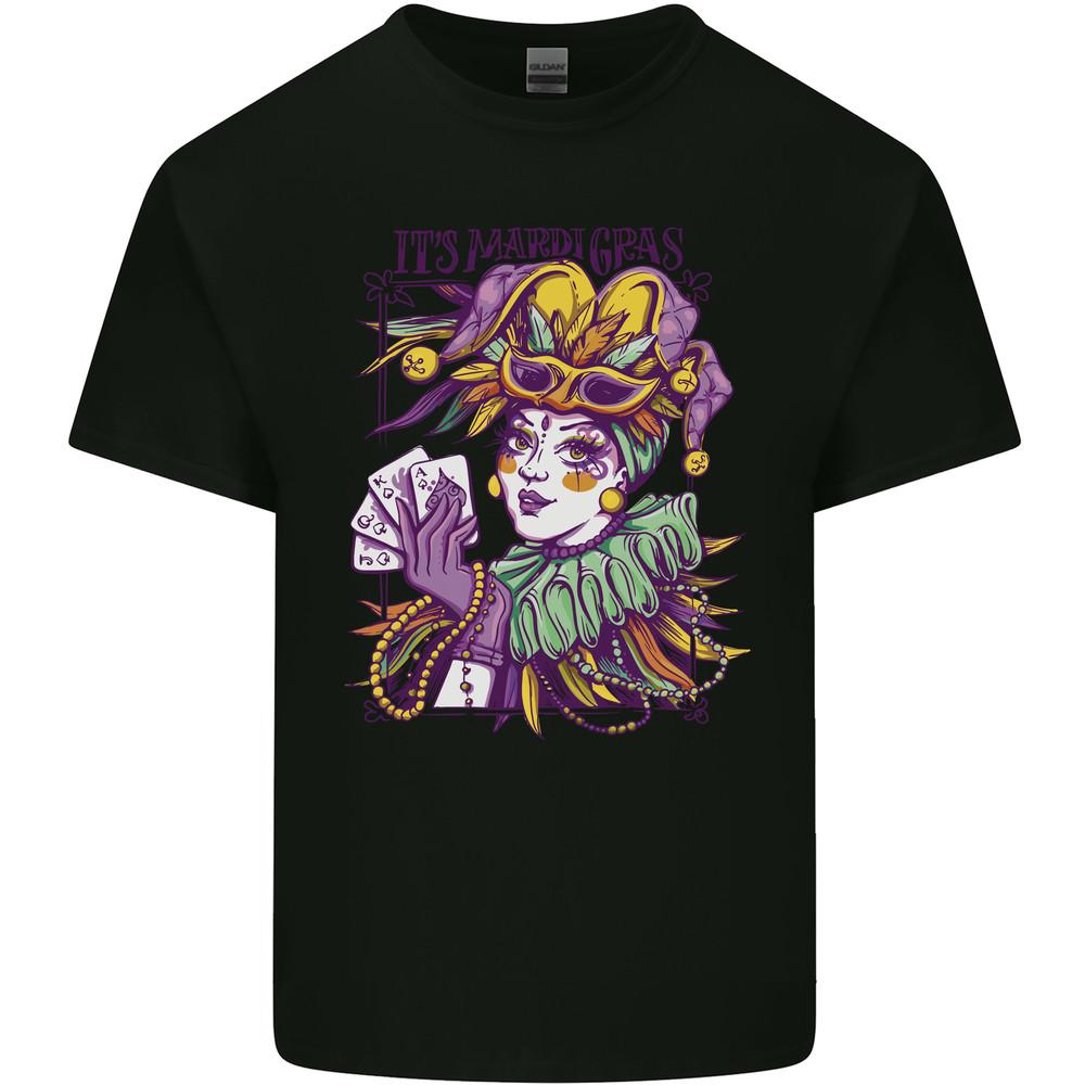 Carnival Its Mardi Gras Mens Light Cotton T-Shirt Unisex T-Shirt S