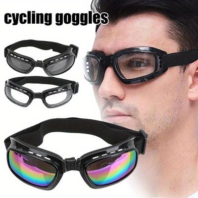 Pánské cyklistické lyžařské brýle Větruodolný rám zorníku UV400 Moto cyklistika Outdoorové sporty Snowboard proti zamlžování Motokros Dámské sluneční brýle